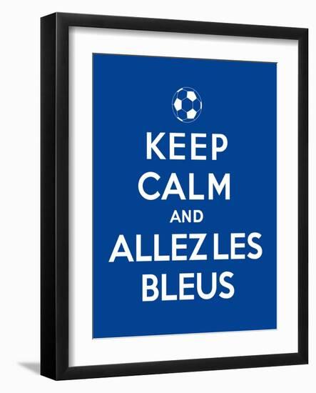 Keep Calm and Allez Les Bleus-Thomaspajot-Framed Art Print