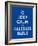 Keep Calm and Allez Les Bleus-Thomaspajot-Framed Art Print