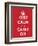 'Keep Calm and Carry On', 1939-English School-Framed Giclee Print