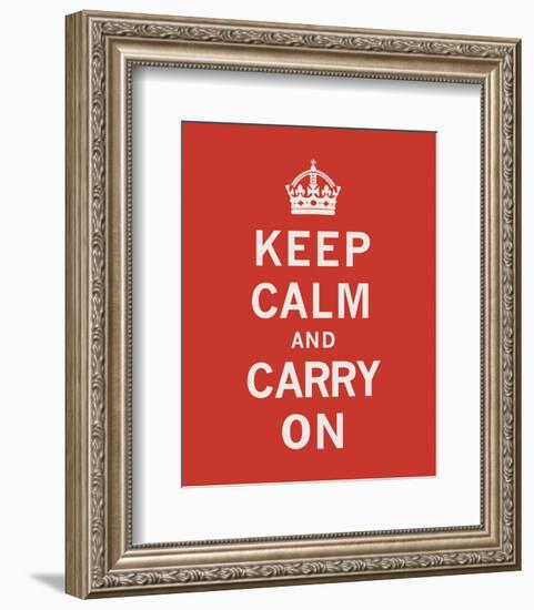 Keep Calm And Carry On II-The Vintage Collection-Framed Art Print