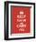 Keep Calm And Carry On II-The Vintage Collection-Framed Art Print