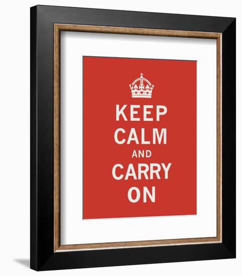 Keep Calm And Carry On II-The Vintage Collection-Framed Art Print