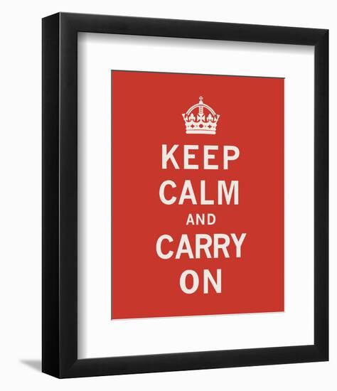 Keep Calm And Carry On II-The Vintage Collection-Framed Art Print