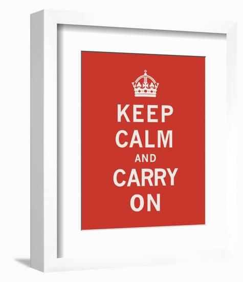 Keep Calm And Carry On II-The Vintage Collection-Framed Art Print