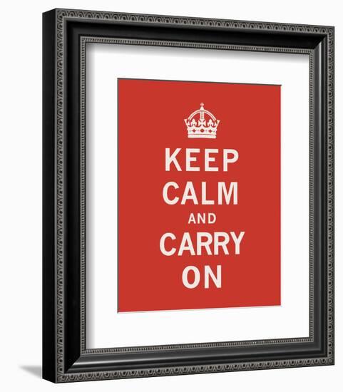 Keep Calm And Carry On II-The Vintage Collection-Framed Art Print