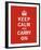 Keep Calm And Carry On II-The Vintage Collection-Framed Giclee Print