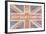 Keep Calm and Carry On (Union Jack)-Ben James-Framed Art Print