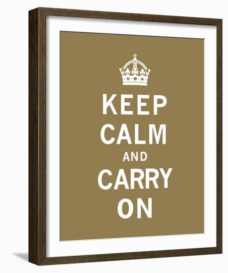 Keep Calm And Carry On VII-The Vintage Collection-Framed Giclee Print