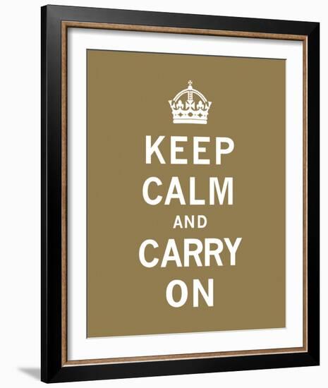 Keep Calm And Carry On VII-The Vintage Collection-Framed Giclee Print