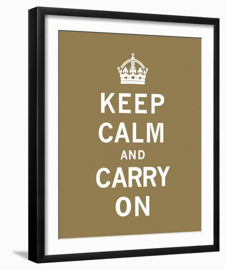 Keep Calm And Carry On VII-The Vintage Collection-Framed Giclee Print