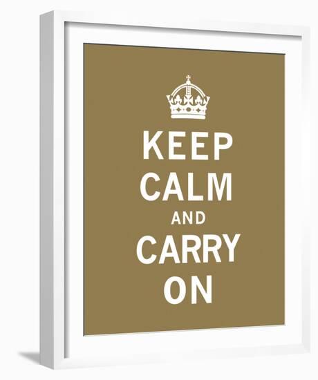 Keep Calm And Carry On VII-The Vintage Collection-Framed Giclee Print