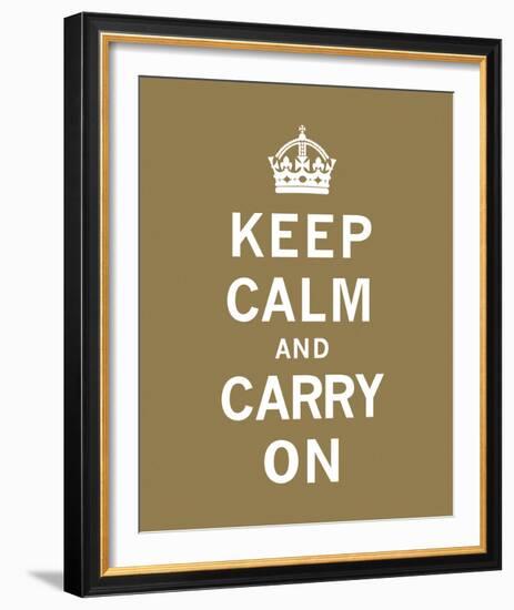 Keep Calm And Carry On VII-The Vintage Collection-Framed Giclee Print