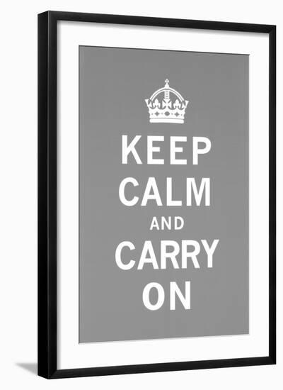 Keep Calm and Carry On-The Vintage Collection-Framed Art Print