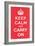 Keep Calm and Carry On-null-Framed Art Print