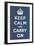 Keep Calm and Carry On-null-Framed Art Print