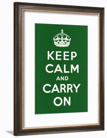 Keep Calm and Carry On-null-Framed Art Print