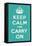 Keep Calm and Carry On-null-Framed Stretched Canvas