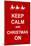 Keep Calm and Christmas On-prawny-Mounted Art Print