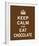 Keep Calm and Eat Chocolate-The Vintage Collection-Framed Giclee Print