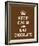 Keep Calm and Eat Chocolate-The Vintage Collection-Framed Giclee Print