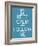 Keep Calm and Follow Me-mybaitshop-Framed Art Print