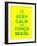 Keep Calm and Forca Brasil-Thomaspajot-Framed Art Print