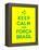 Keep Calm and Forca Brasil-Thomaspajot-Framed Stretched Canvas