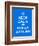 Keep Calm and Forza Azzurri-Thomaspajot-Framed Premium Giclee Print