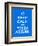 Keep Calm and Forza Azzurri-Thomaspajot-Framed Premium Giclee Print