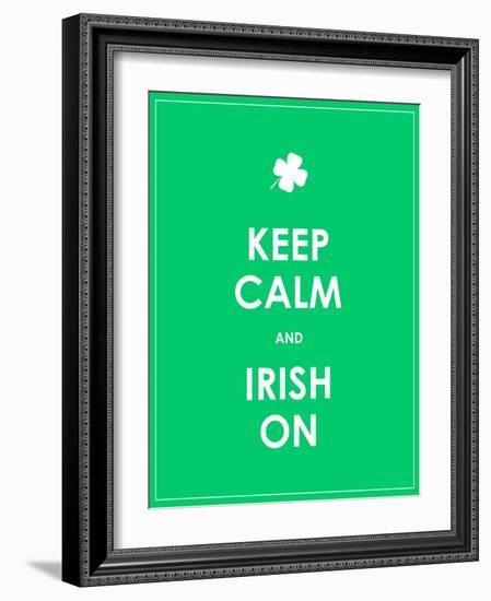 Keep Calm and Irish On-place4design-Framed Art Print