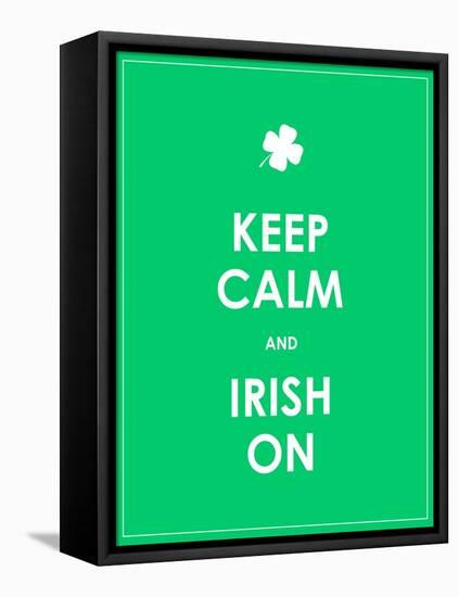 Keep Calm and Irish On-place4design-Framed Stretched Canvas