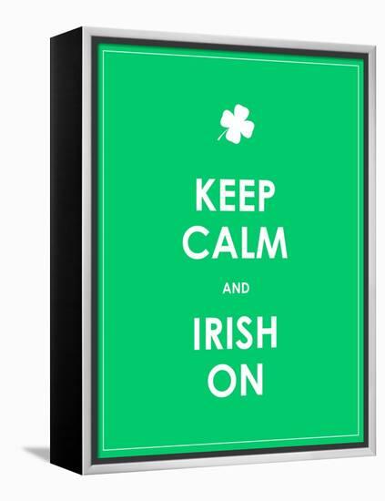 Keep Calm and Irish On-place4design-Framed Stretched Canvas