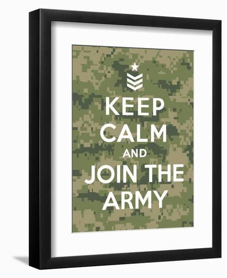 Keep Calm and Join the Army-Thomaspajot-Framed Premium Giclee Print