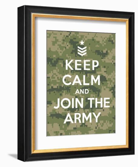 Keep Calm and Join the Army-Thomaspajot-Framed Premium Giclee Print