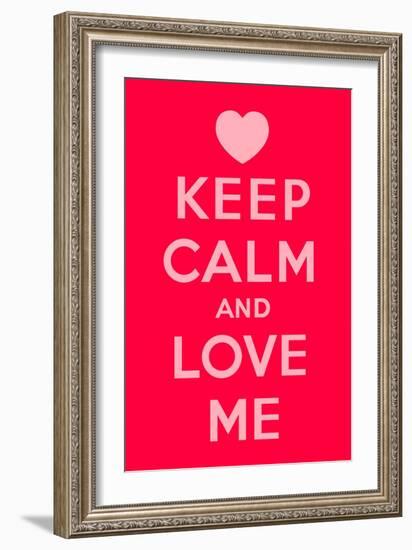 Keep Calm and Love Me-Thomaspajot-Framed Art Print