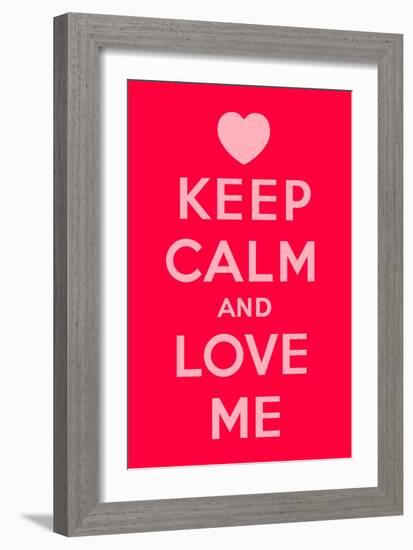 Keep Calm and Love Me-Thomaspajot-Framed Art Print