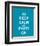 Keep Calm and Party On-The Vintage Collection-Framed Art Print