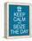 Keep Calm and Seize the Day-mybaitshop-Framed Stretched Canvas