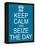 Keep Calm and Seize the Day-mybaitshop-Framed Stretched Canvas