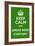 Keep Calm and Smoke Weed Everyday-Andrew S Hunt-Framed Art Print