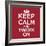 Keep Calm and Twerk On-Andrew S Hunt-Framed Art Print