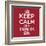 Keep Calm and Twerk On-Andrew S Hunt-Framed Art Print