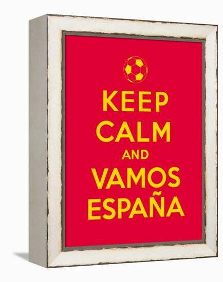 Keep Calm and Vamos Espana-Thomaspajot-Framed Stretched Canvas