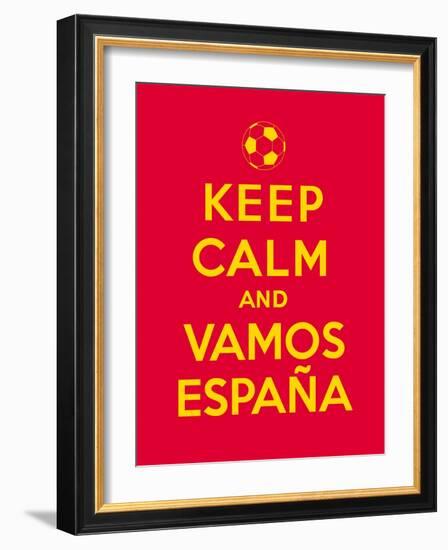 Keep Calm and Vamos Espana-Thomaspajot-Framed Art Print