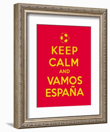 Keep Calm and Vamos Espana-Thomaspajot-Framed Premium Giclee Print