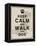 Keep Calm and Walk the Dog-Piper Ballantyne-Framed Stretched Canvas