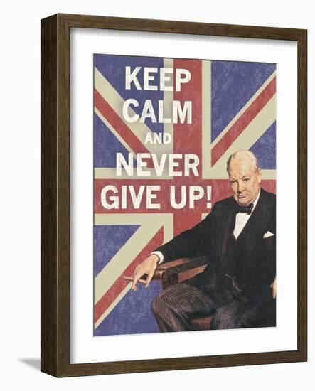 Keep Calm Brit I-The Vintage Collection-Framed Giclee Print