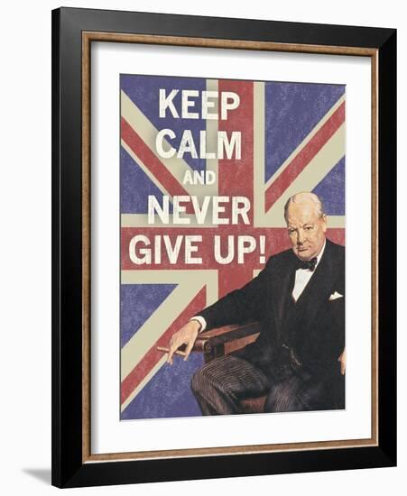 Keep Calm Brit I-The Vintage Collection-Framed Giclee Print