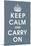 Keep Calm (charcoal)-null-Mounted Giclee Print