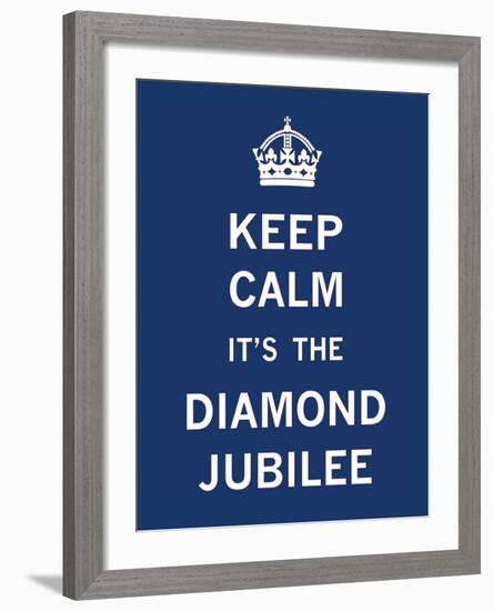 Keep Calm Diamond Jubilee I-The Vintage Collection-Framed Giclee Print